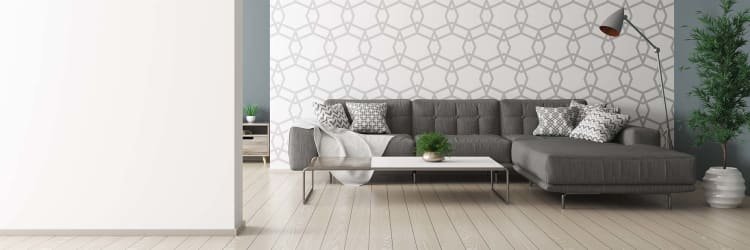 luxury vinyl flooring in modern living room